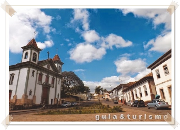 Centro histórico de Santa Bárbara, local mais visitado.