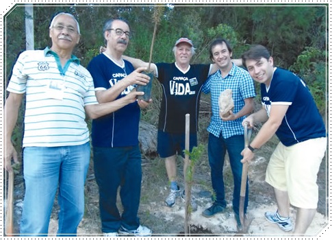 Depois da Prainha, começou o plantio dos pinheiros